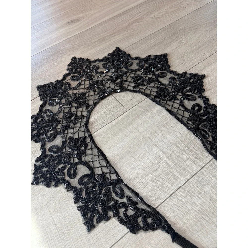 Vintage Beaded Lace Bolero Shrug‎